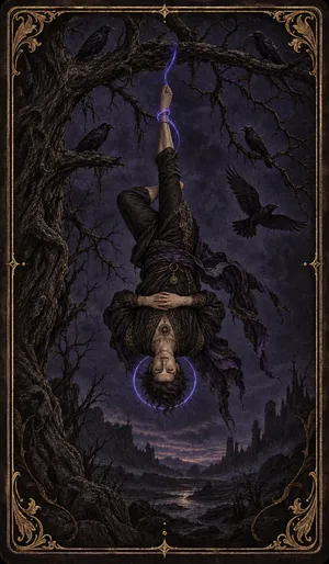 The Hanged Man tarot card