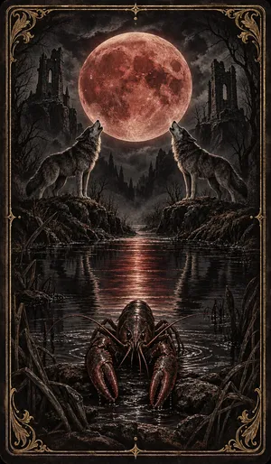 The Moon tarot card